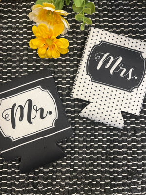 Drink Sleeve Set - Mr. & Mrs.