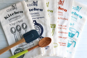Flour Sack Towel - Kitchen Conversions, Tigerlily