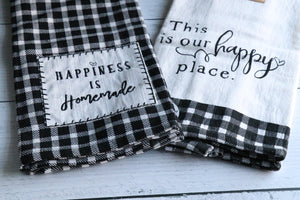 Tea Towel - Farmhouse, Happiness is Homemade