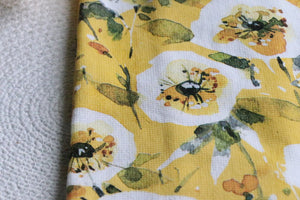 Dual Purpose Towel - Yellow Floral
