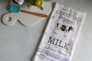 Dual Purpose Towel - Certified Organic Milk