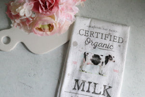 Dual Purpose Towel - Certified Organic Milk