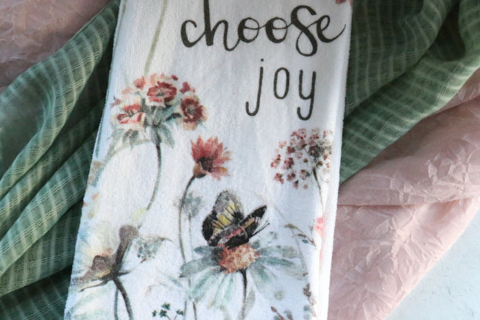 Terry Towel - Choose Joy
