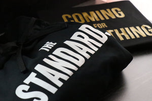 THE STANDARD, Re-Compete Fleece Pullover Hoodie, Black