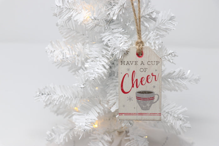 Wood Tag - Cheer