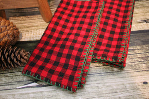 Napkin - Camp Christmas Buffalo Check