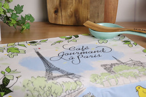 Kitchen Towel French Paris Cafe Gourmand