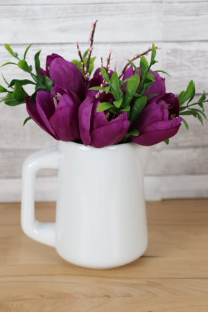 Floral Centerpiece - Porcelain Pitcher