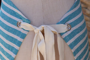 Apron - Cook's, Teal/Ivory