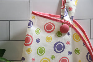 Spring Dot Frill Apron