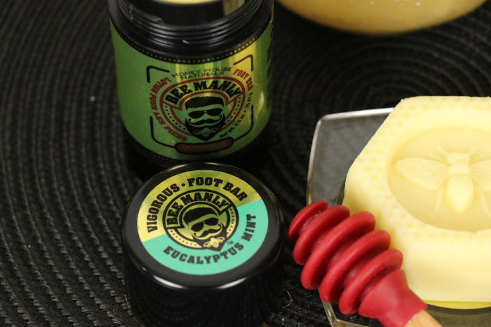 Bee Manly Lotion Foot Bar, 2 Fragrances