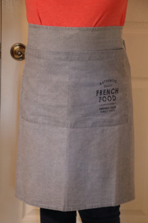 French Denim look apron