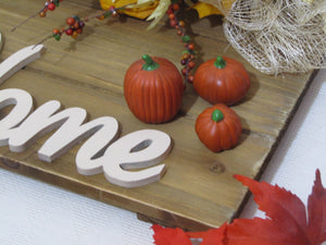 Fall Home Decor with Flowers