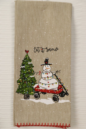 Let it Snow - Snowman Towel Series