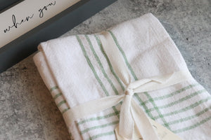 Dish Towel Set - Mineral Green