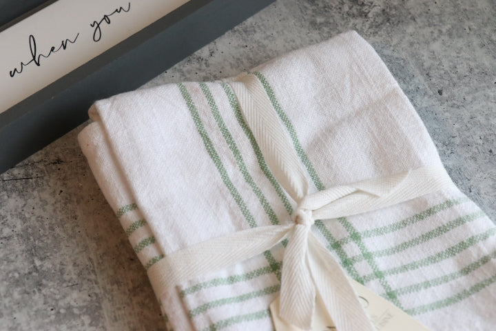 Dish Towel Set - Mineral Green – Table Talk Outreach