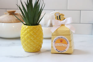 Tea - Honey Gift Bee Box, Pineapple Green